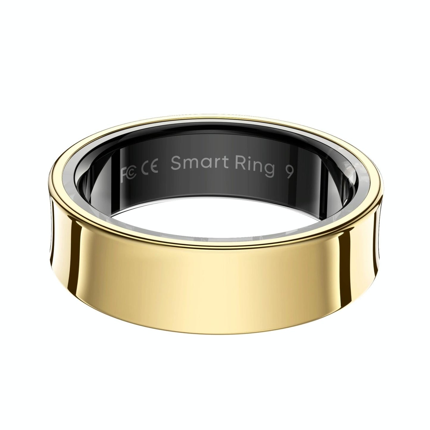 Smart Ring With Heart Rate Blood Oxygen Sleep Monitoring & Sports Modes - Size 13 - Silver