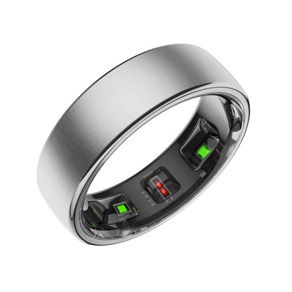 Smart Ring Heart Rate Blood Oxygen Sleep Sports Size 9 - Black