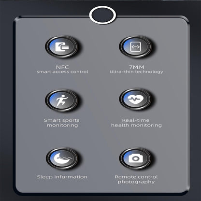 Smart Ring With Heart Rate Blood Oxygen Sleep Monitoring And Multiple Sports Modes - Black Size 9