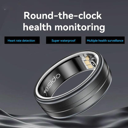 Smart Health Ring Temp Heart Rate Bp Reminder - 57Mm