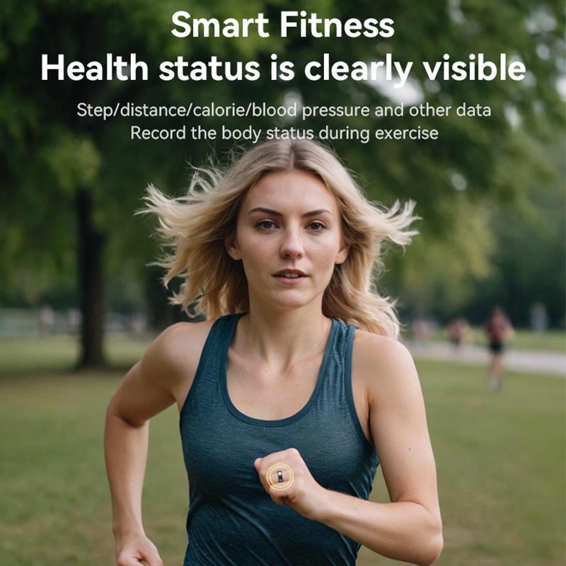 Smart Health Ring Temp Heart Rate Bp Reminder - 57Mm