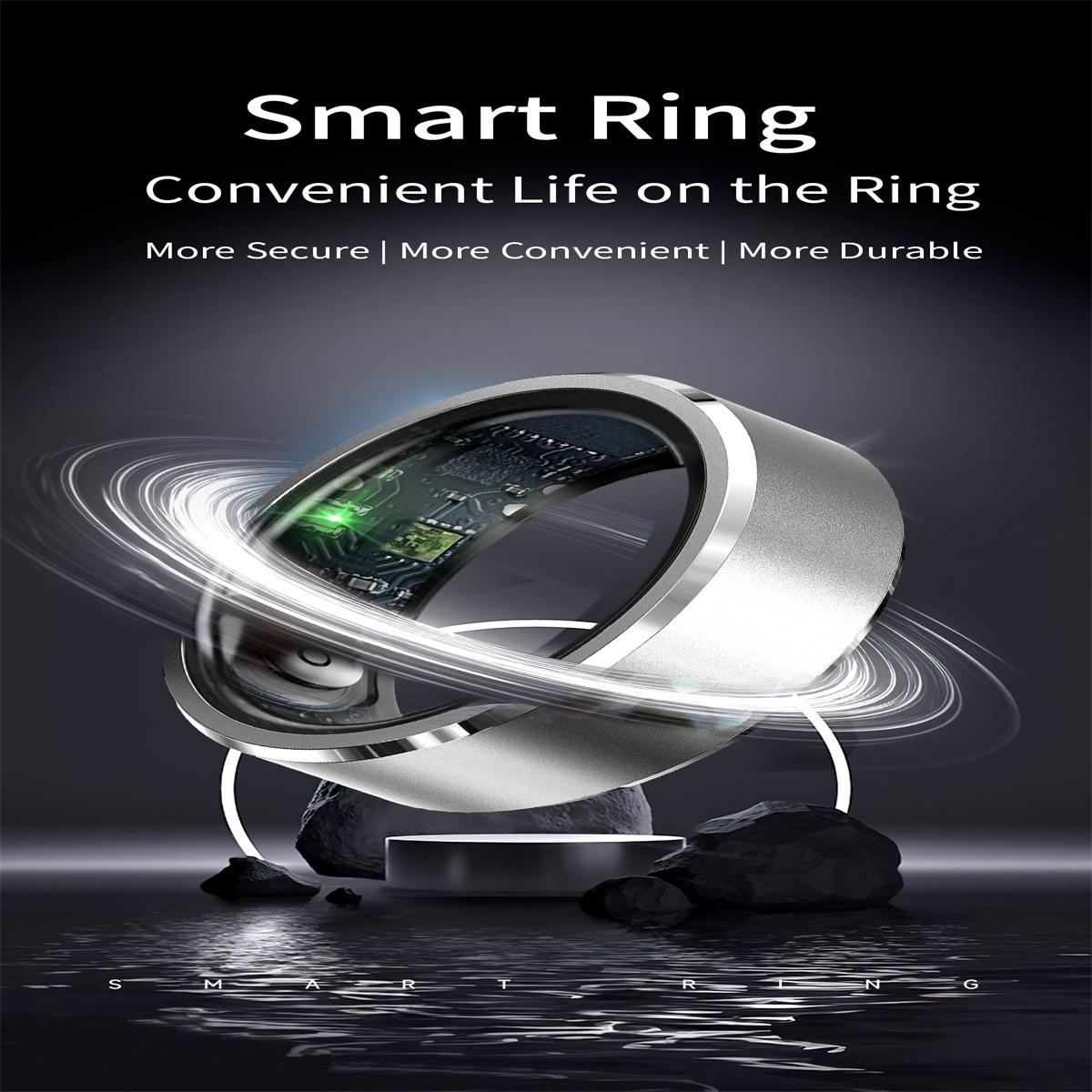 Smart Ring For Health Monitoring & Multiple Sports - R5 Size 9 - Silver