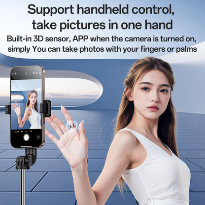 Smart Health Ring Temp Heart Rate Bp Reminder Black - 65Mm