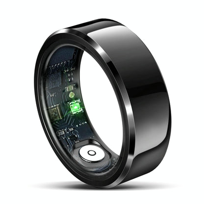 Smart Ring With Heart Rate Blood Oxygen And Sleep Monitoring - R6 Size 8 - White