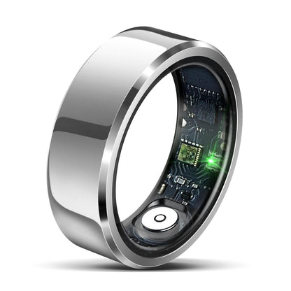 Smart Ring With Heart Rate Blood Oxygen And Sleep Monitoring - R6 Size 8 - White