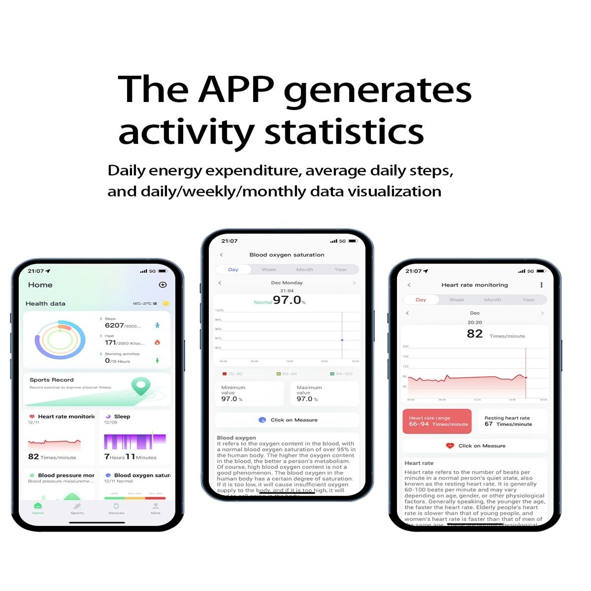 Smart Ring For Health Monitoring & Multiple Sports Modes - R5 Size 8 - Gold