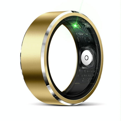 Smart Ring For Health Monitoring & Multiple Sports Modes - Size 10 - Gold