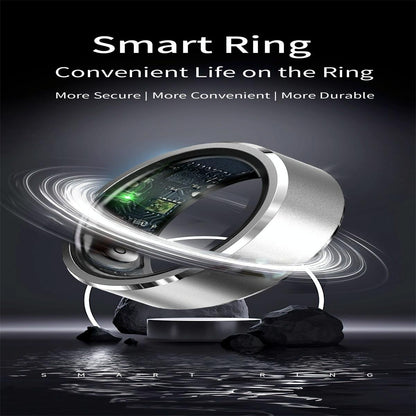 Smart Ring For Health Monitoring & Multiple Sports Modes - Size 10 - Gold