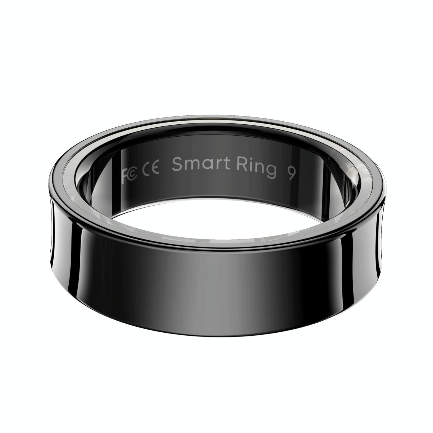 Smart Ring With Heart Rate Blood Oxygen Sleep Monitoring & Sports Modes - Size 13 - Silver