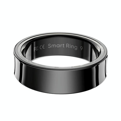 Smart Ring With Heart Rate Blood Oxygen Sleep Monitoring & Sports Modes - Size 13 - Silver
