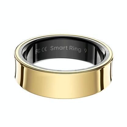 Smart Ring With Heart Rate Blood Oxygen Sleep Monitoring & Sports Modes - Size 13 - Silver
