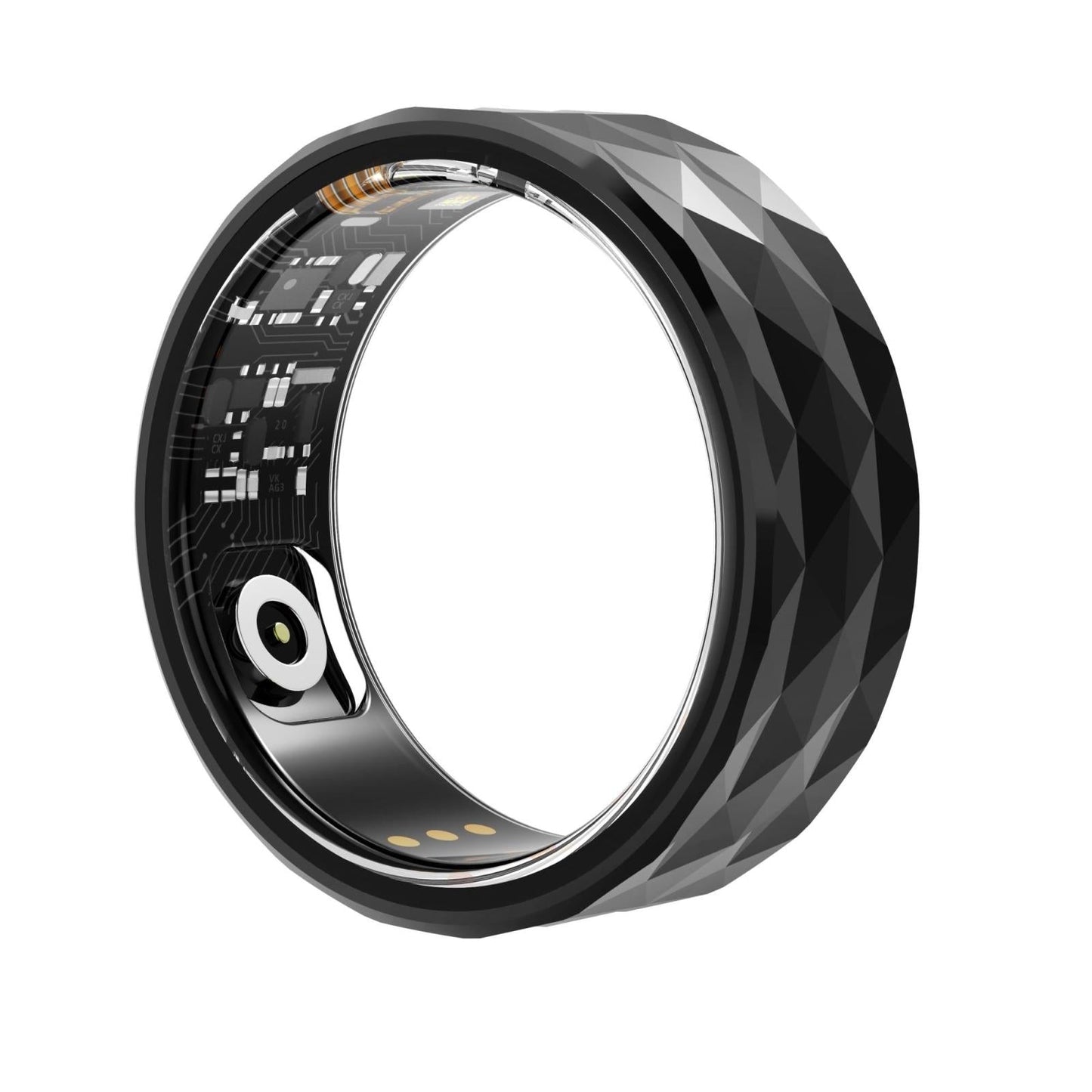 Smart Ring For Health Monitoring & Exercise - R12M Size 20 - Silver