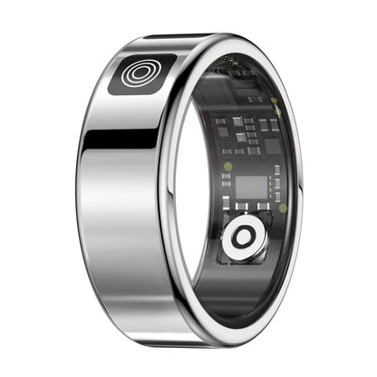 Smart Ring Gesture Control Health Monitoring Sports Modes - Silver