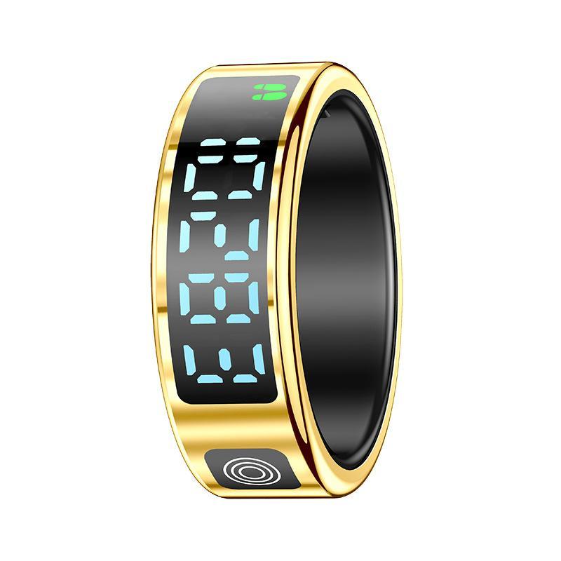 Smart Ring Gesture Control Health Monitoring Sports Modes - Silver