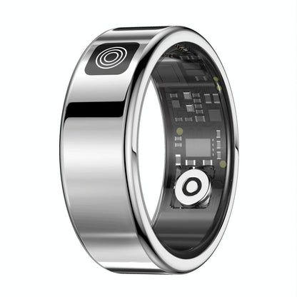 Smart Ring Gesture Control Health Monitoring Multiple Sports Size 11 - Silver