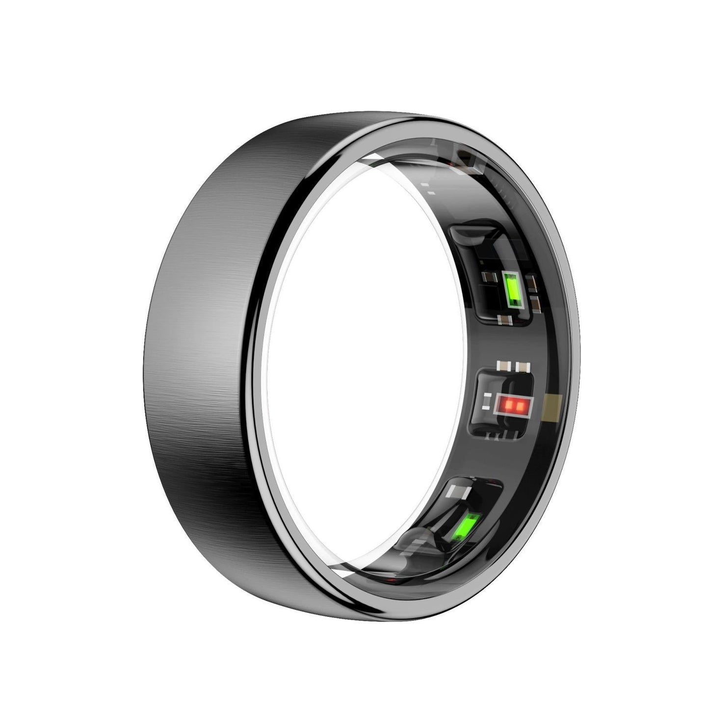 Smart Ring Size 14 Heart Rate Blood Oxygen Sleep Sports - Silver