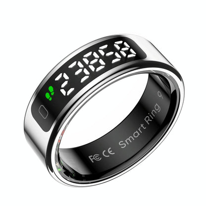 12 Size R11 Smart Ring Heart Rate Oxygen Sleep Sports - Silver
